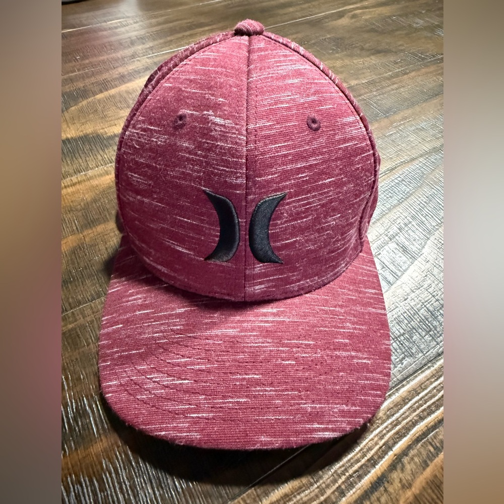 Red Hurley Cap with Logo
